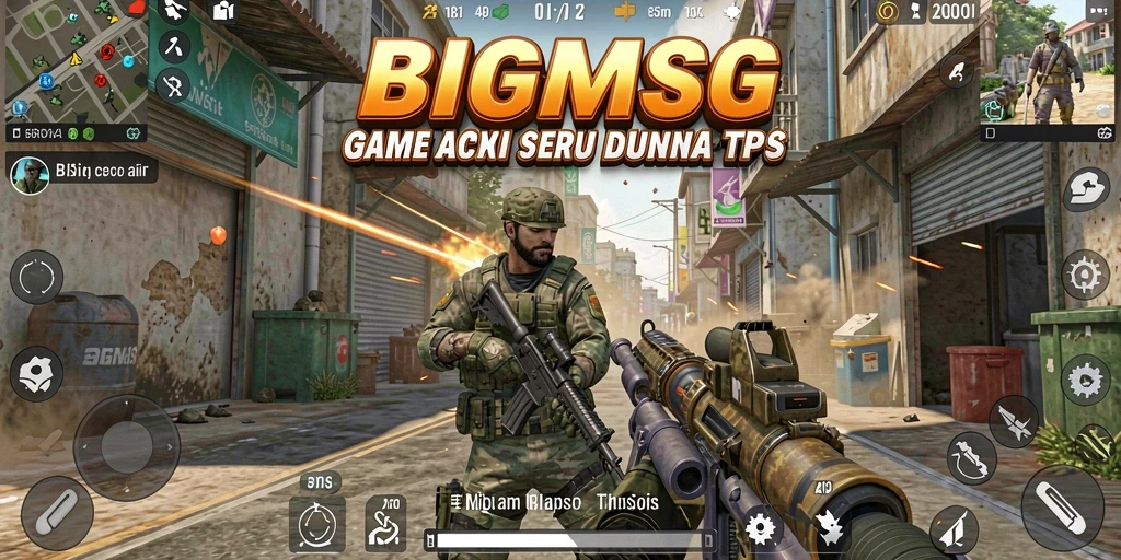 Tangkap aksi seru dari BIGMSG dalam gameplay TPS yang mendebarkan.
