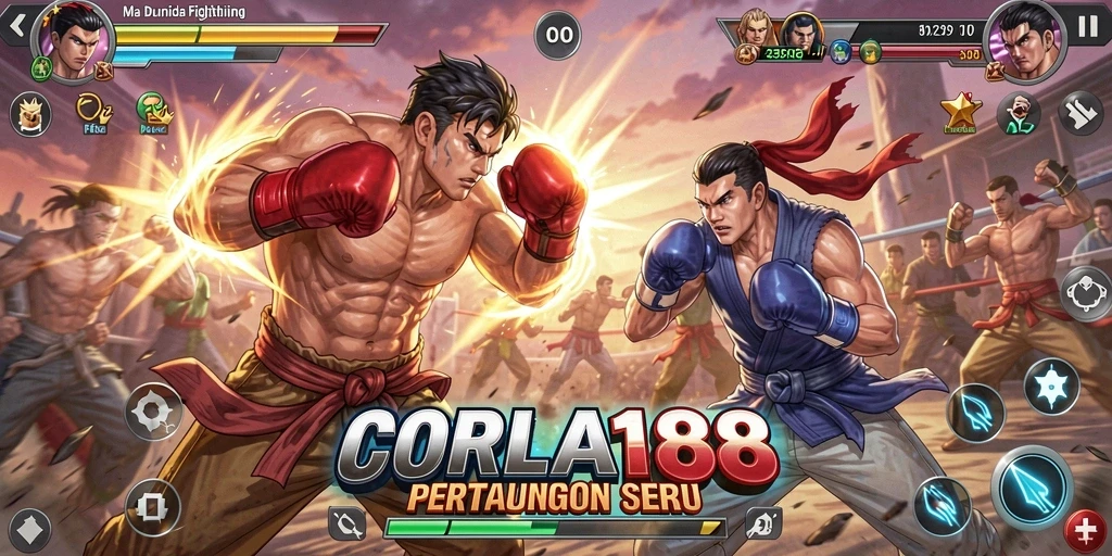 Gameplay Fighting seru dan kompetitif di CORLA188.