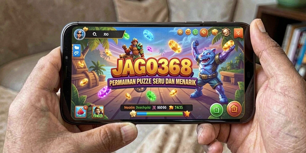 Tampilan gameplay puzzle yang menantang dan seru di JAGO368.
