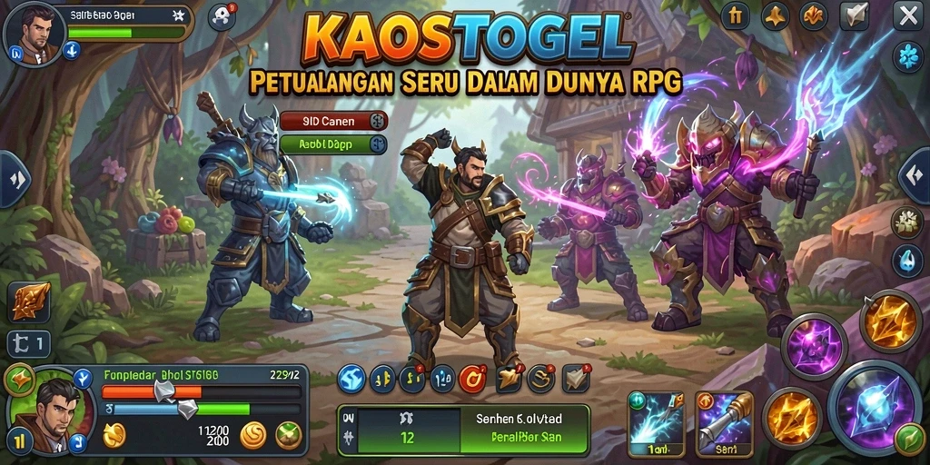Tangkap momen seru dalam aksi pertarungan RPG KAOSTOGEL.