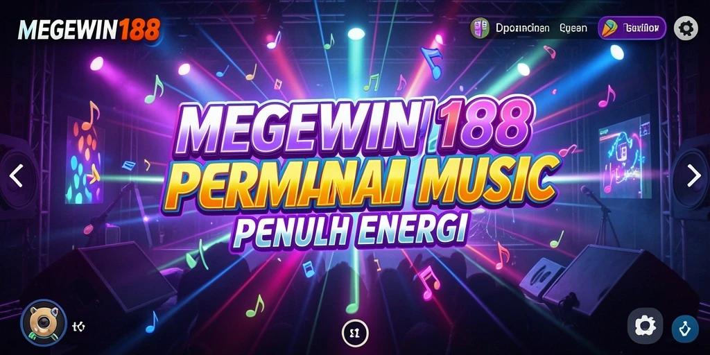 Tampilan gameplay seru dalam MEGEWIN188 yang penuh ritme.