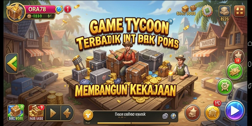Gameplay <strong>ORA78</strong> yang menarik dalam mengelola bisnis.
