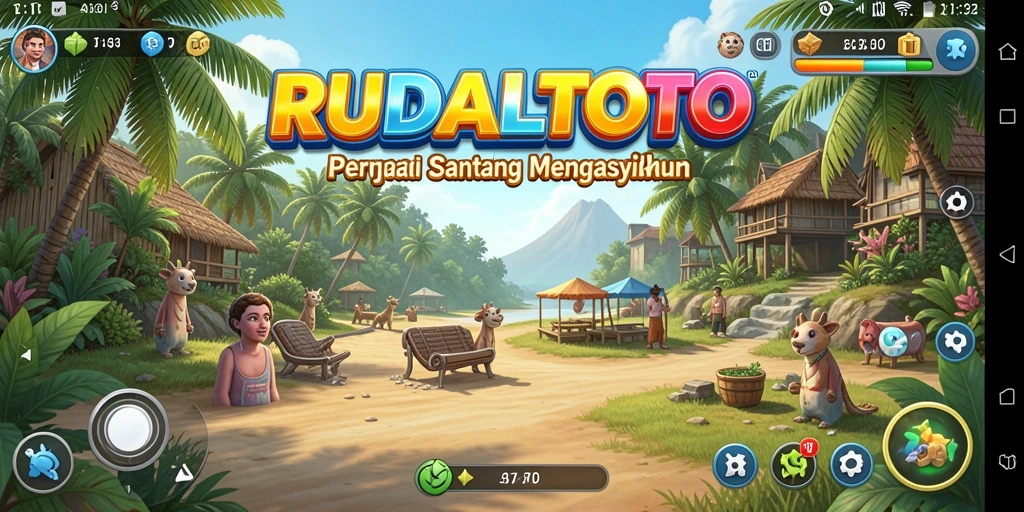 Tampilan utama gameplay RUDALTOTO yang menarik dan mengasyikkan.
