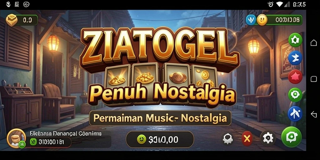 Tampilan gameplay ZIATOGEL yang penuh energi dan interaktif.