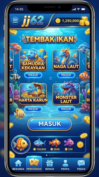 Pengguna menikmati beragam aplikasi di jj62.
